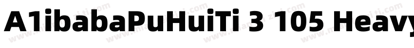A1ibabaPuHuiTi 3 105 Heavy字体转换